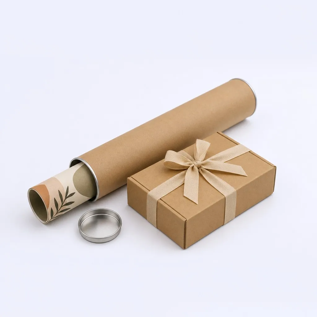 Custom poster gift packaging