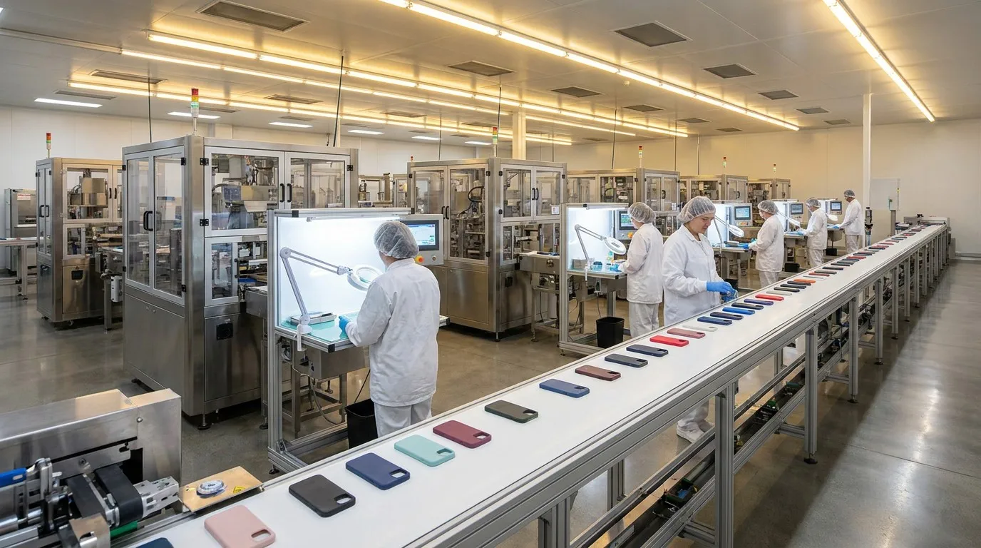 YumoCase phone case production facility