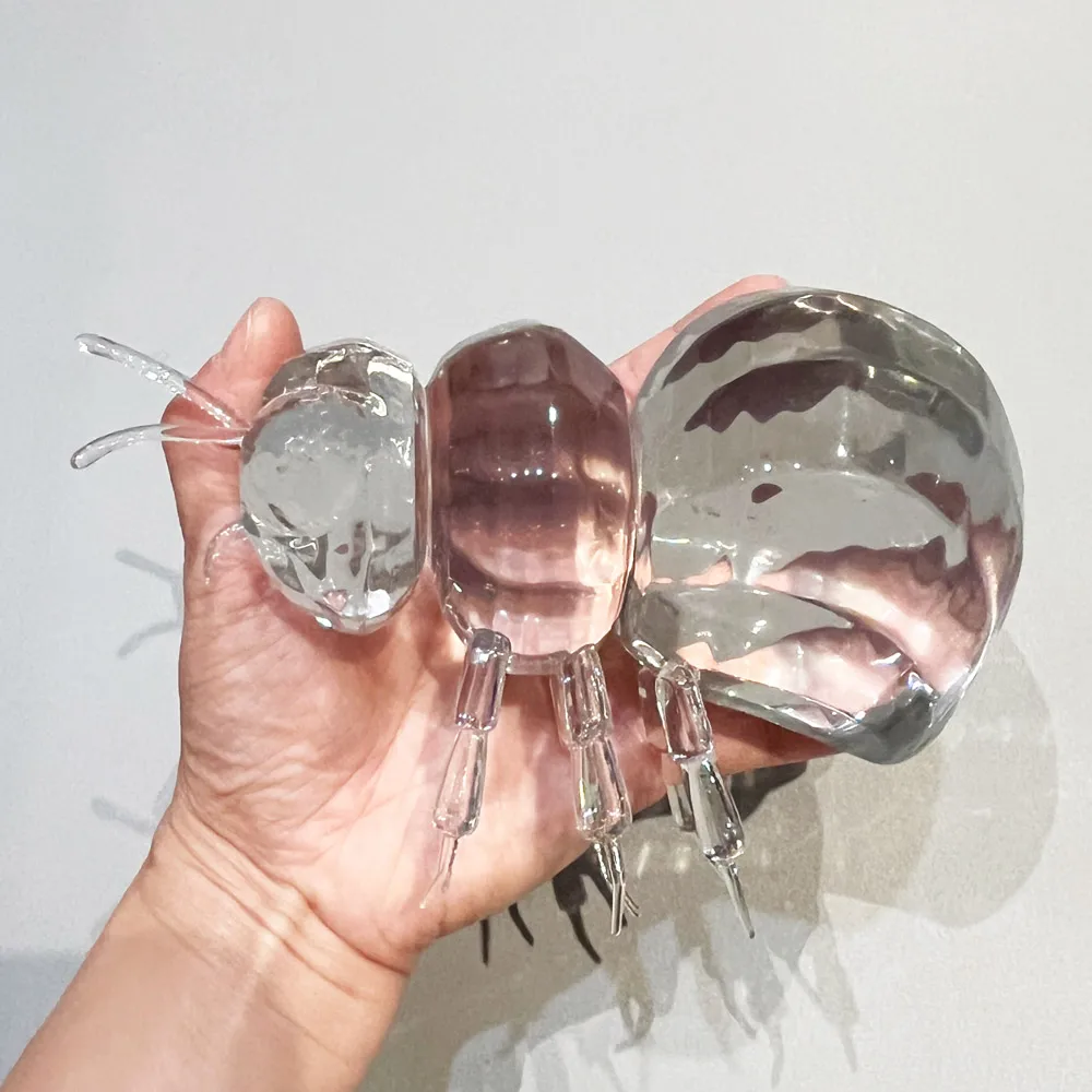 Custom Plastic SLA 3d Printing Transparent / clear Resin Animals 3d Printed Figures for Light Show