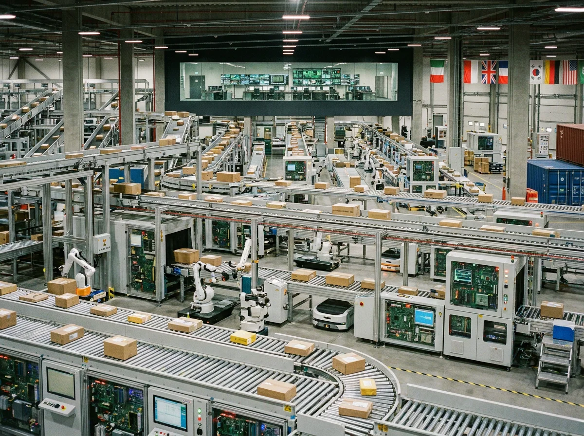 自动化物流中心的嵌入式控制系统