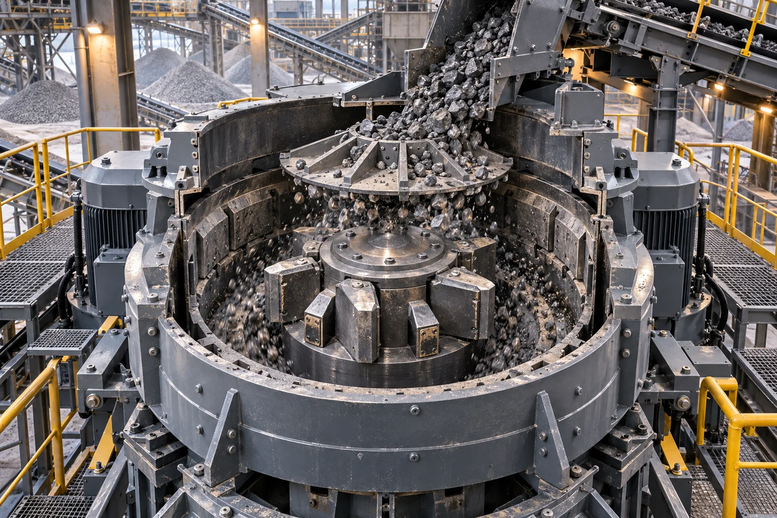 Камера ротора центробежной дробилки для производства песка Sanming Machinery