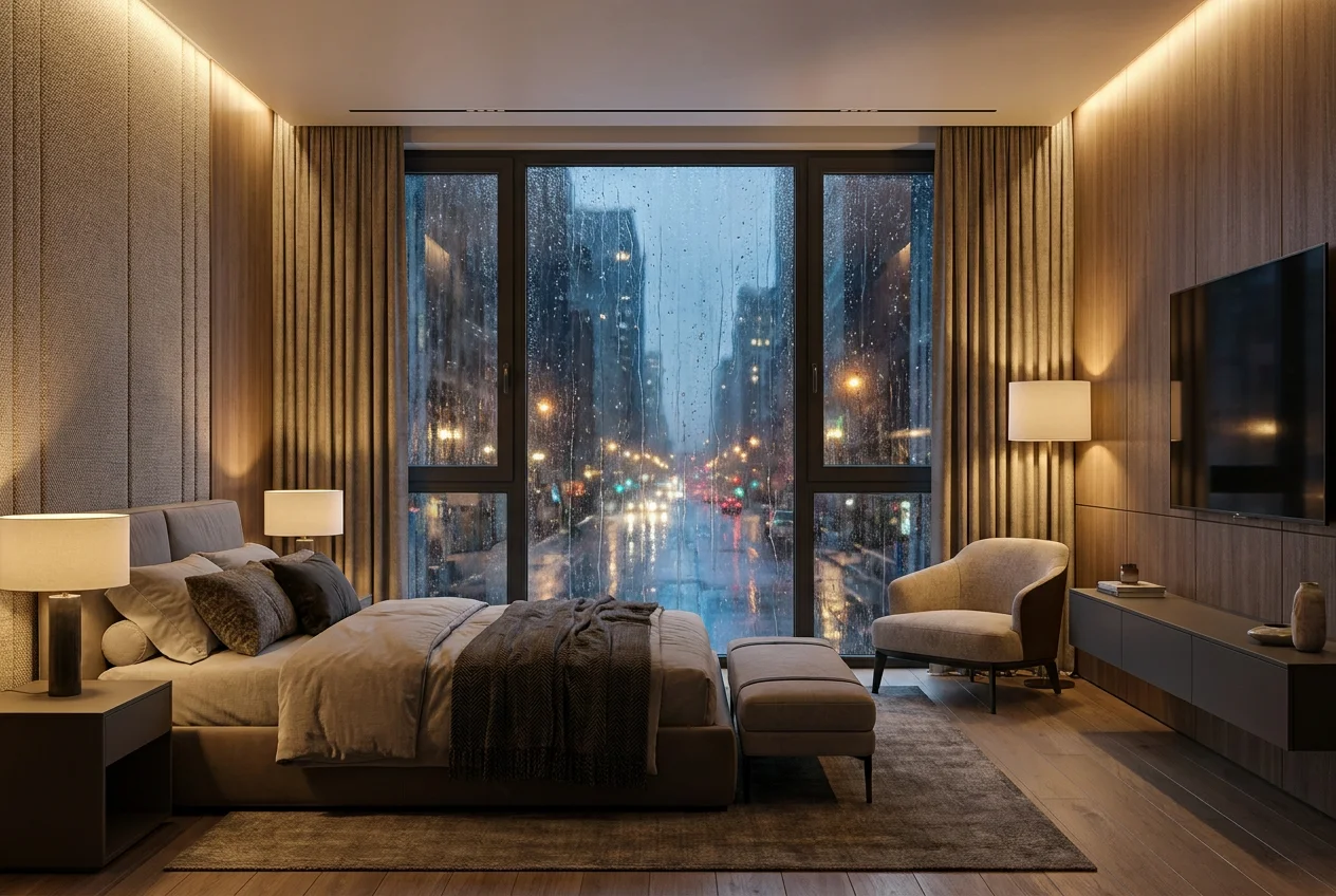 Premium acoustic soundproof aluminum windows manufactured in China by Richocean