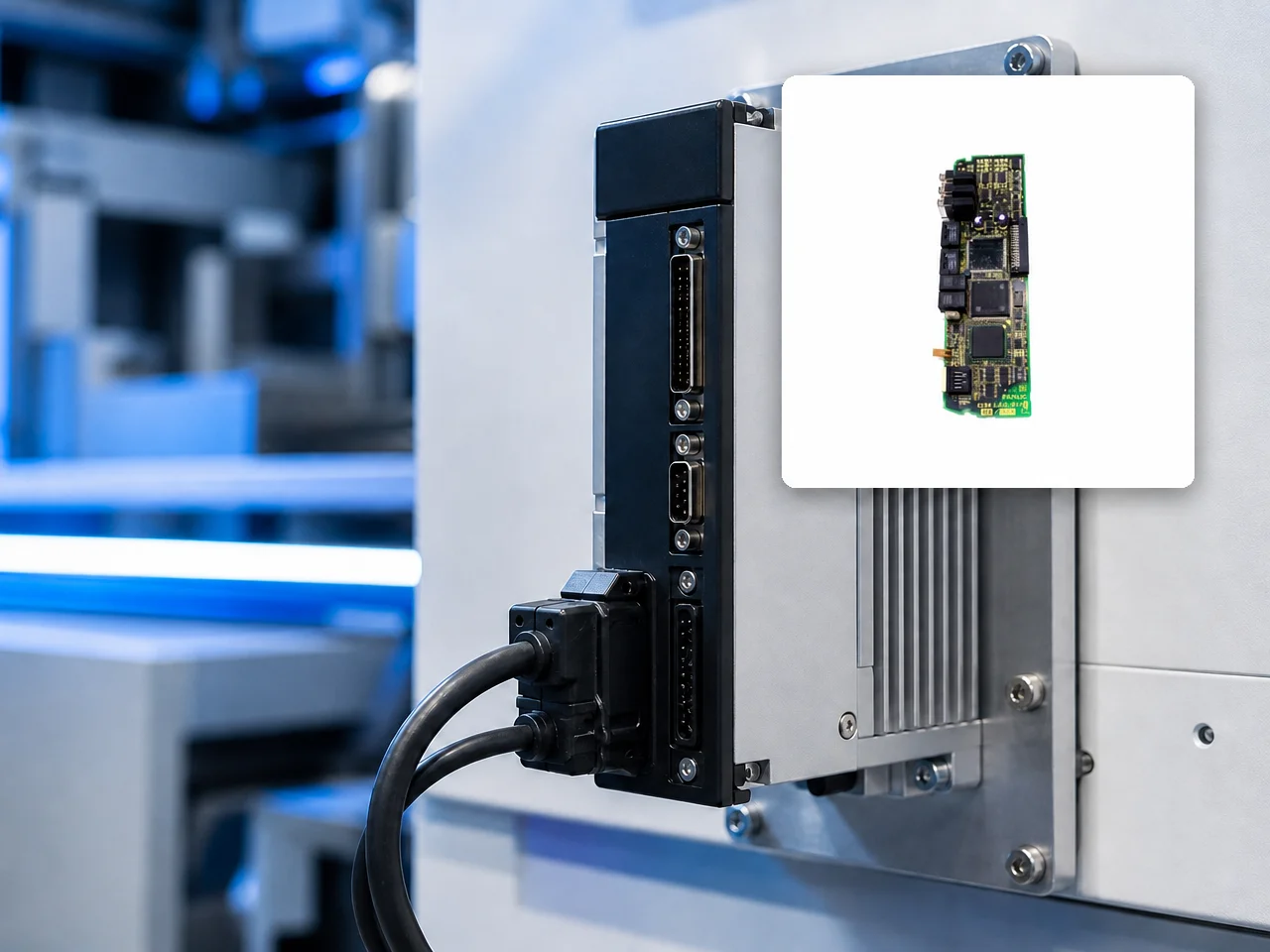 Industrial servo drive unit