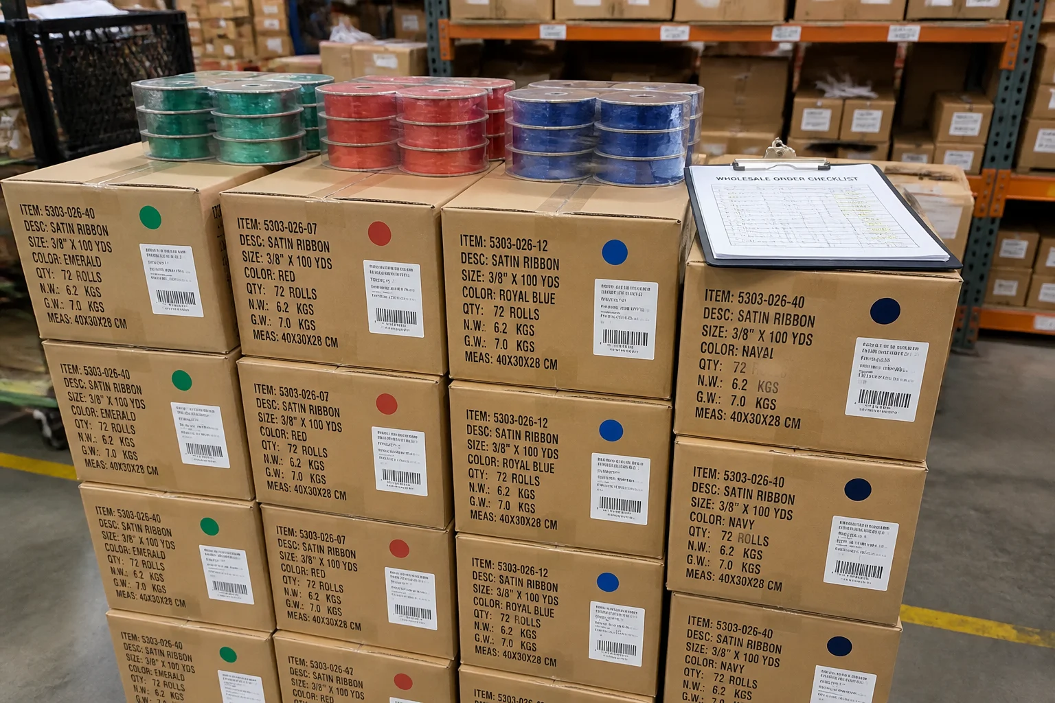 satin ribbon for flower shops
