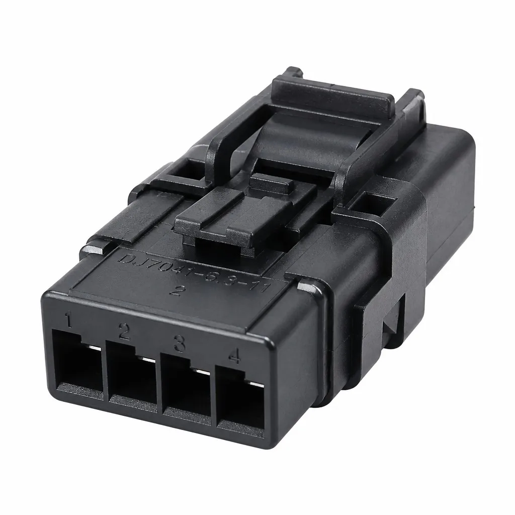 DJ7041-6.3-11 4-Pin Heavy-Duty Automotive Power Connector Plug