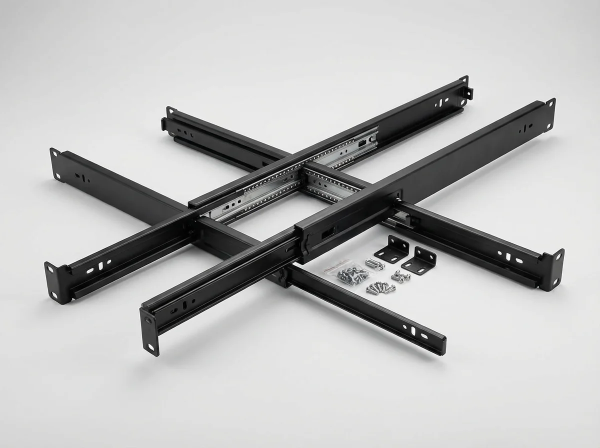 MOA POWER 19-inch Rack Mount Slide Rail Kit