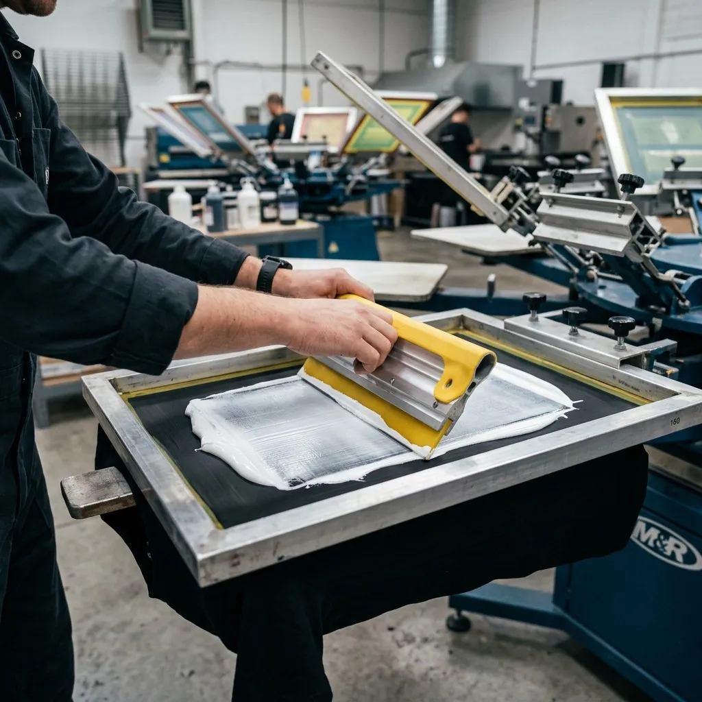 Silk Screen Printing Process