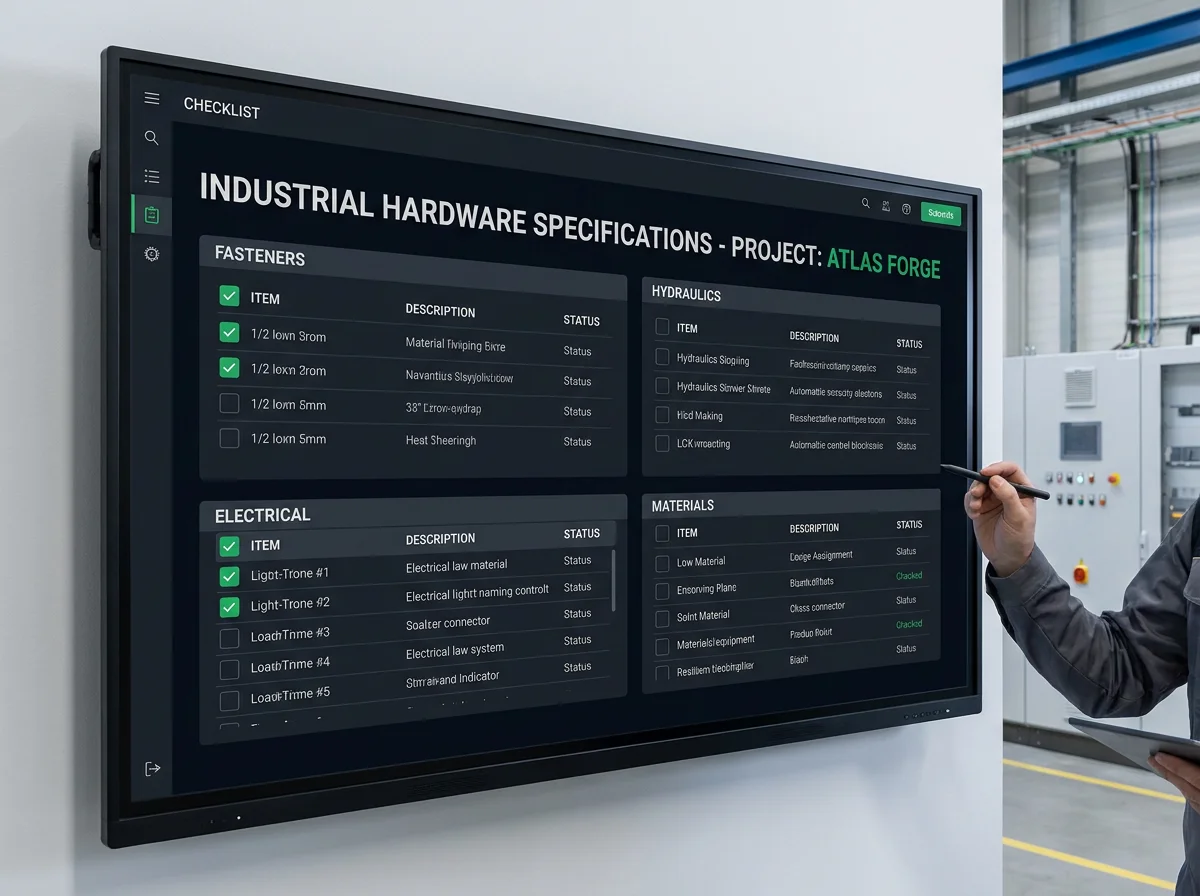 工业硬件规格选择的专业清单