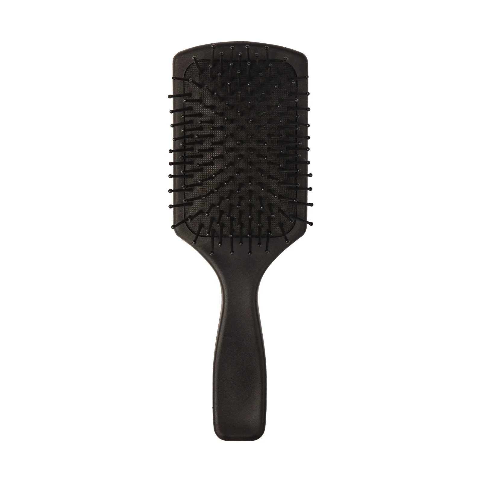 Best Selling Customized Logo Black Air Detangling Massage Plastic Cushion Paddle Hair Brush on Sale