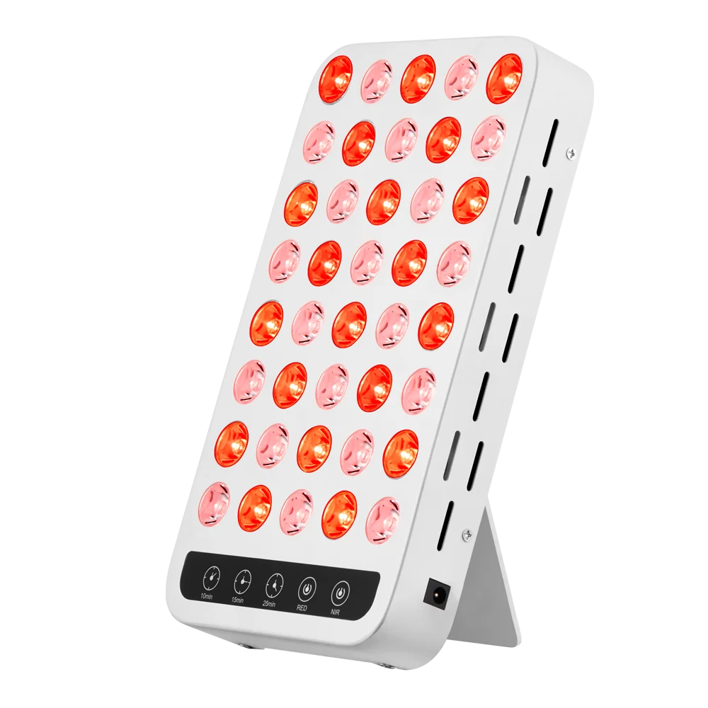 

portable desk standing 40 leds X 3w 660nm 850nm deep red colors face light therapy lamp lighting panel for acne