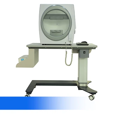 The Hongdee WCT-100 wheelchair-accessible table with side-column architecture and dual-motor synchronization — wide enough for any wheelchair, stable enough for precision diagnostics.