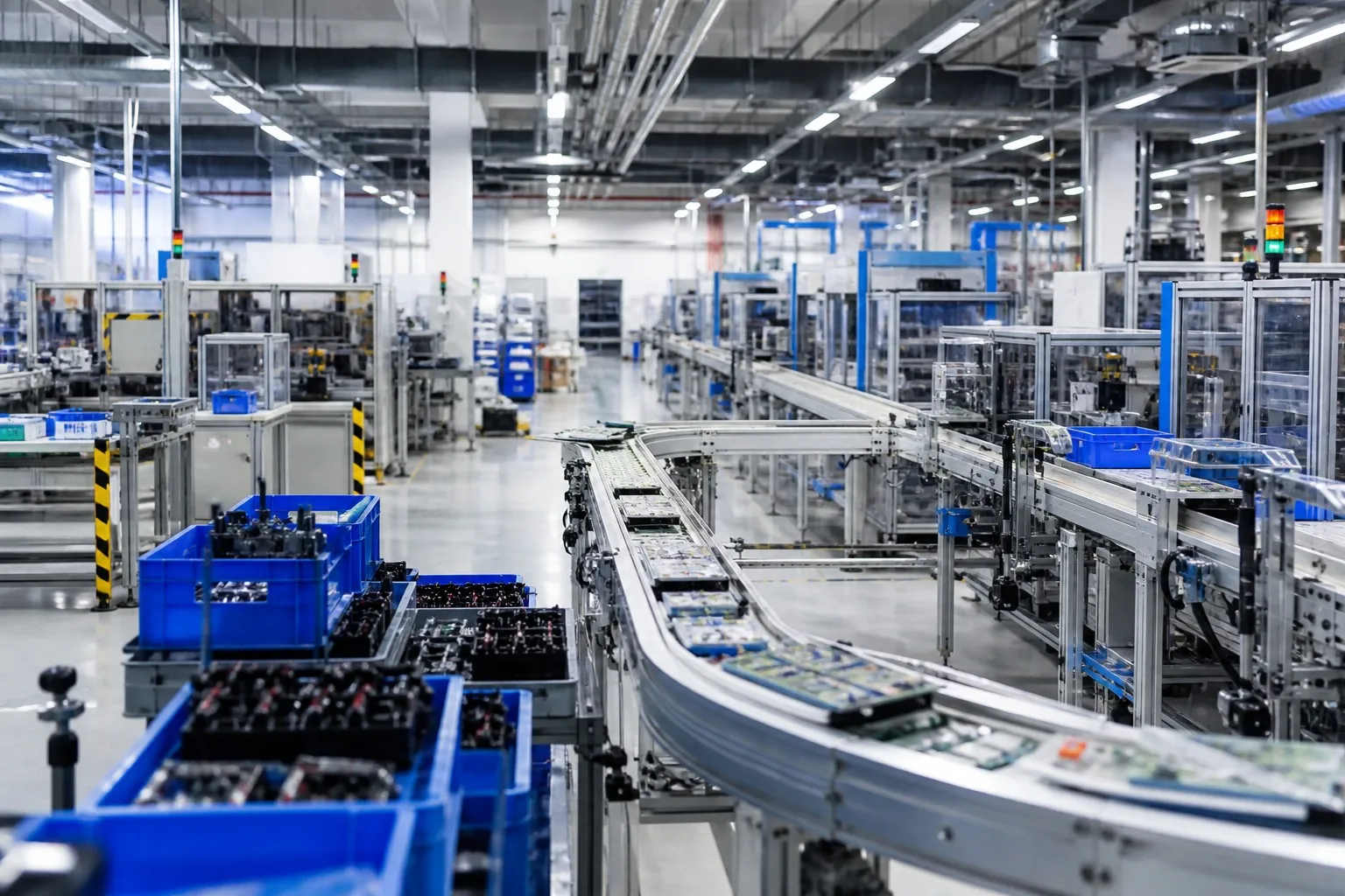 Electronics and toys assembly workshop