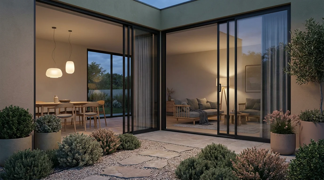 Aluminum Sliding Doors Sliding Patio Doors China Factory Manufacturer Richocean