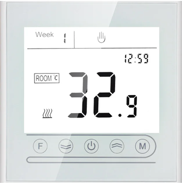 

Minco Smart Digital Thermostat Without WIFI Room Temperature Control Weekly Programmable Electric Underfloor Heating Thermostat
