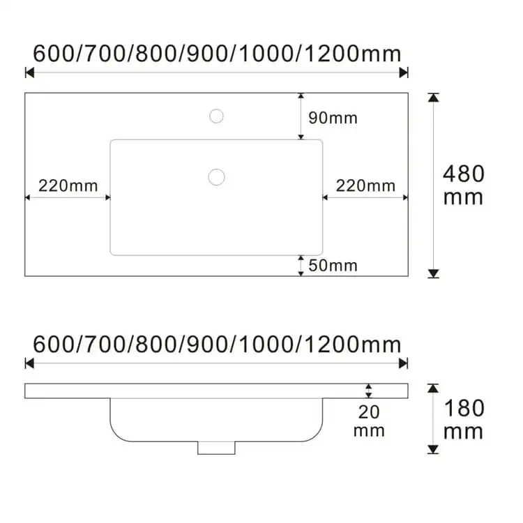 acrylic-bathroom-sink-vanity-top-1902-dimensional-blueprint