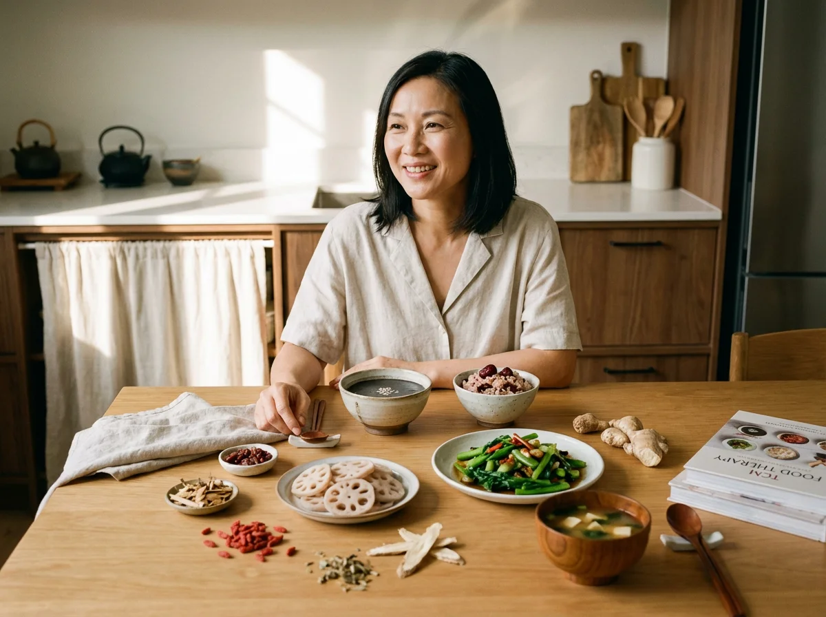 TCM food therapy meal preparation