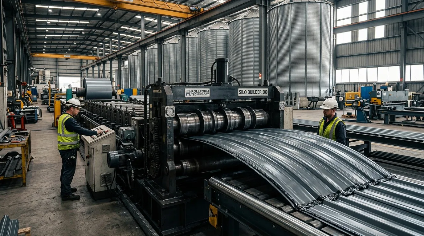 Airtight Grain Silo Roll Forming Technology