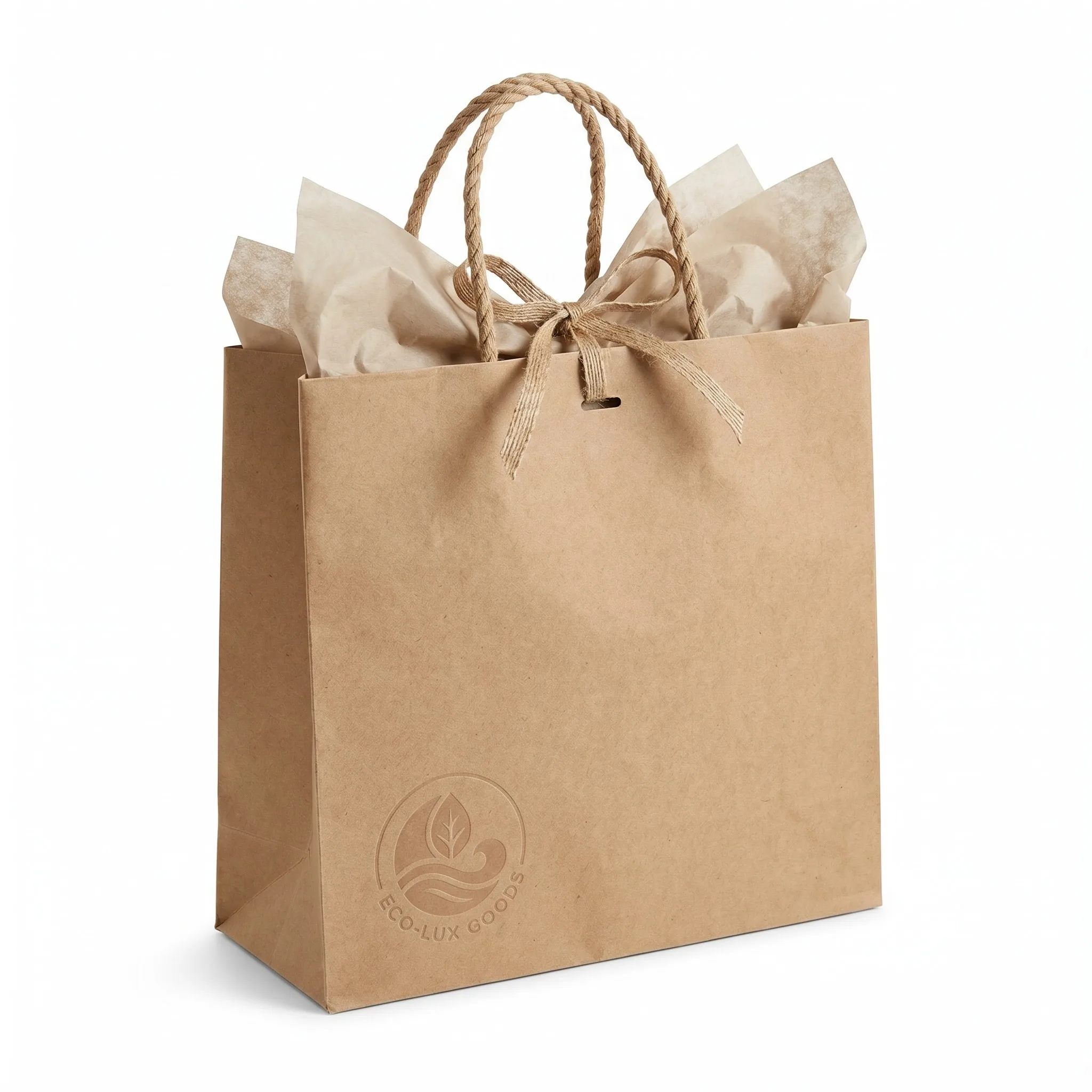 Recycled Kraft Shopping Bag