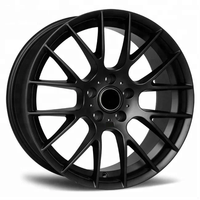 

Hot Sale REP 18 19 inch 5x120 Cast Car Wheels Black Spokes Alloy Wheel For BMW E60 M3 Car Rims