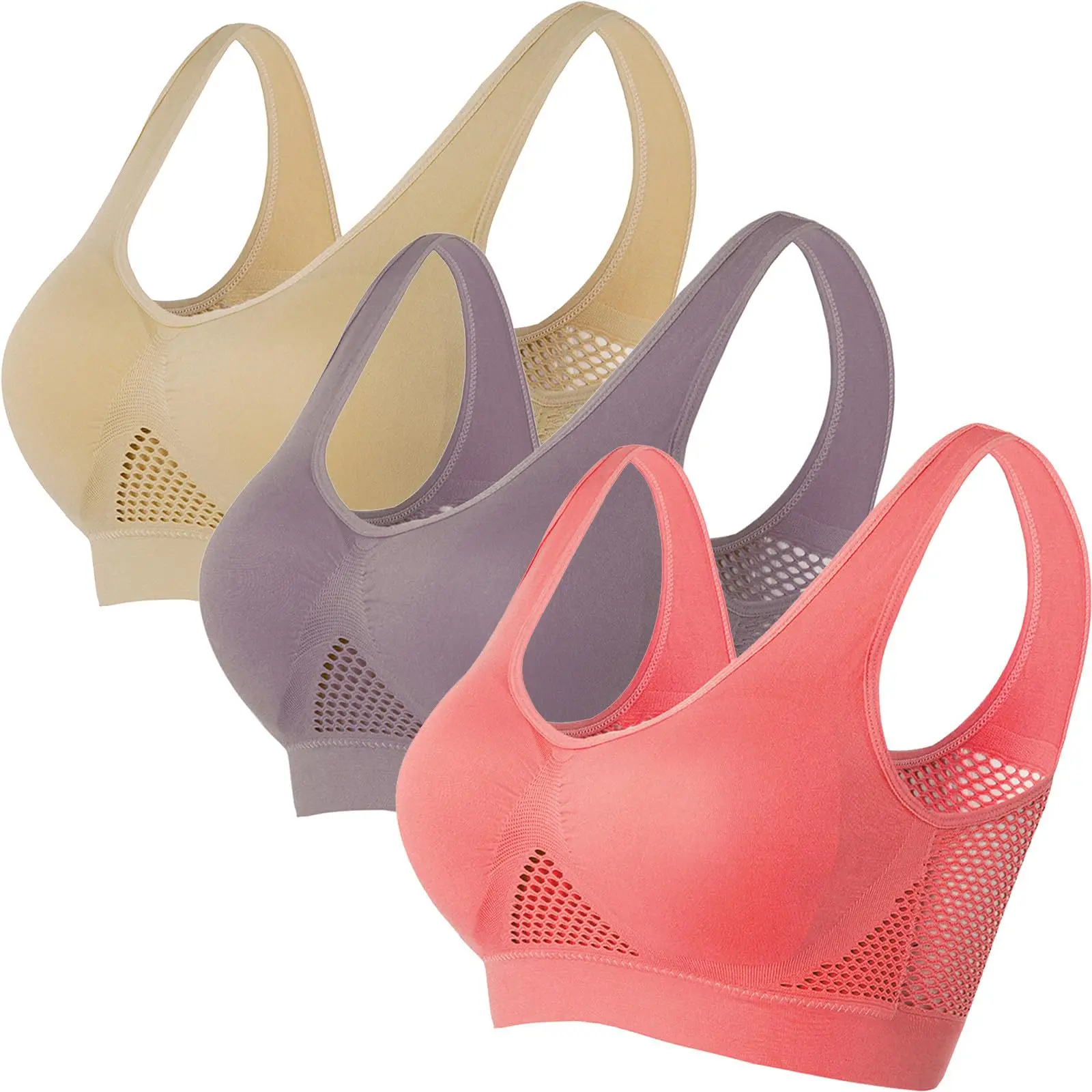 High-Impact支撑竞速背无缝Sports Bra