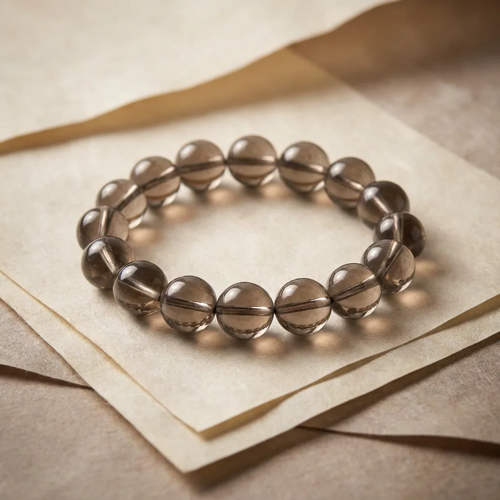 Smoky Quartz bracelet lifestyle styling