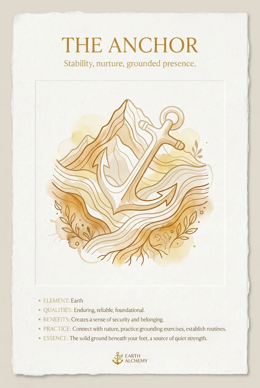 The Anchor - Earth Element Archetype Card