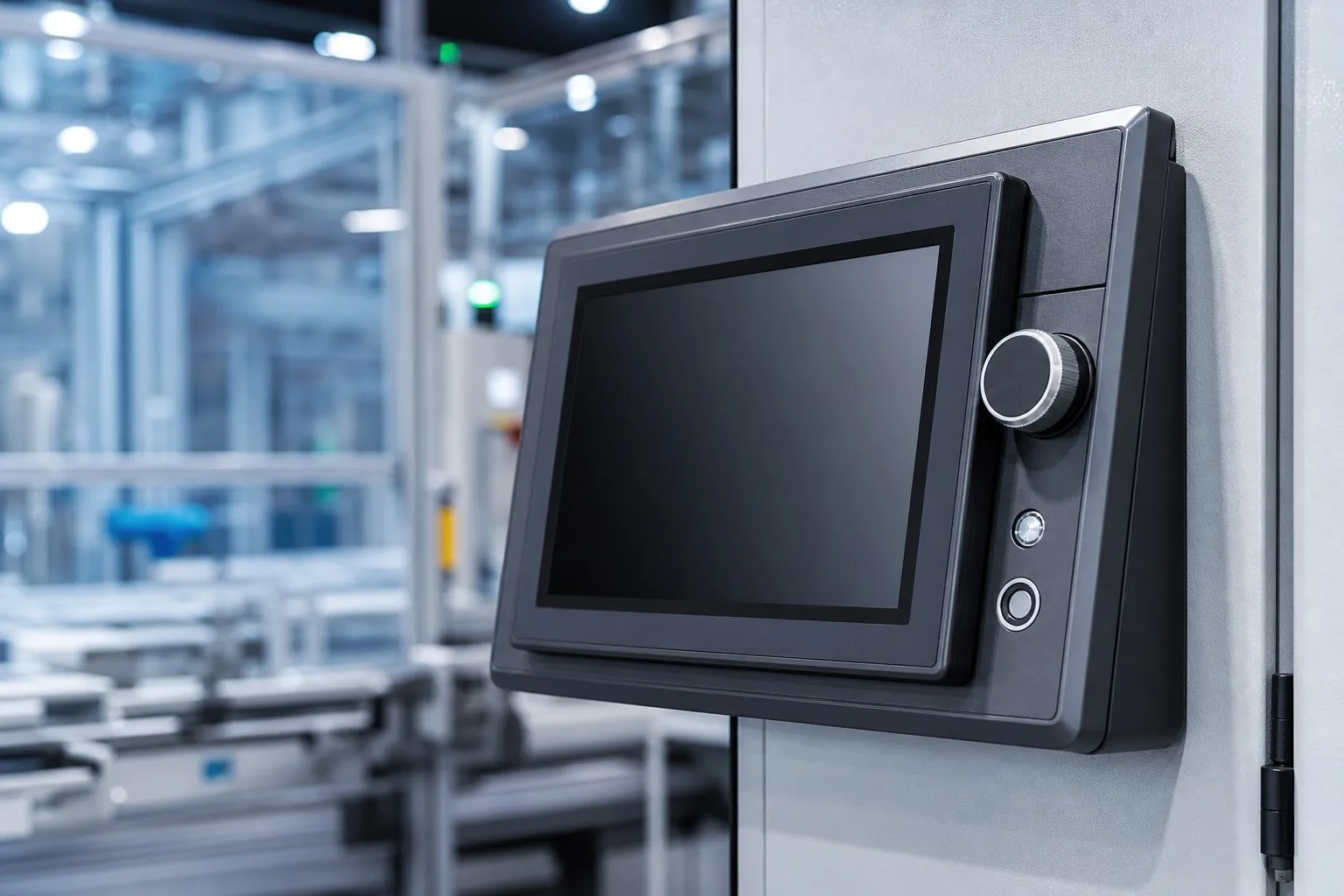 Industrial HMI control panel