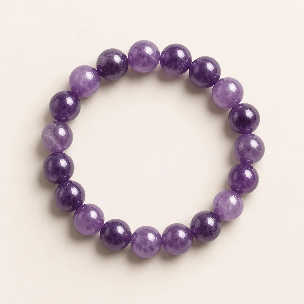 The Deep Focus — Amethyst Bracelet white background