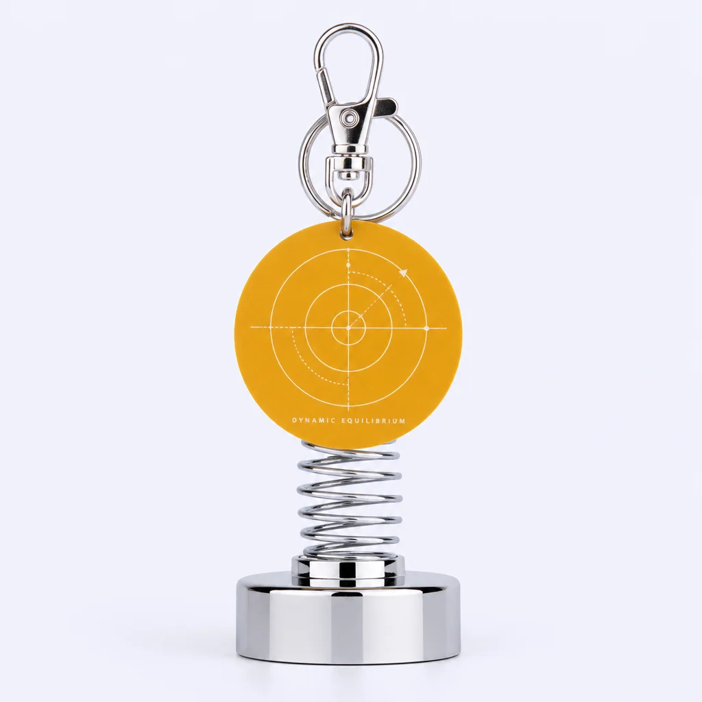 Ochre Yellow Equilibrium Circle