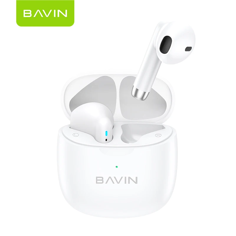 

BAVIN-19 True Wireless Headset Earbuds Waterproof Earphone Wired control Headset ios Lightnings