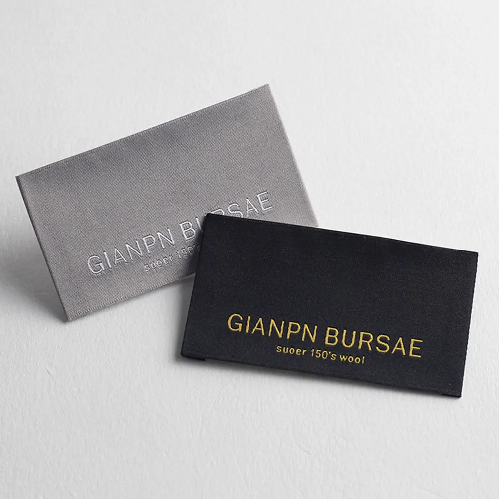 

Factory Custom Garment Clothes Woven Label Tag/ Woven Label/ Clothing Labels