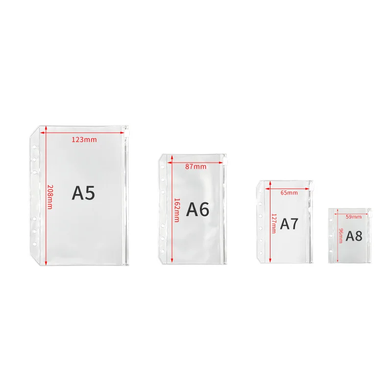 

Frosted Clear Plastic Zipper Bag Packaging With customized LOGO accessories cash