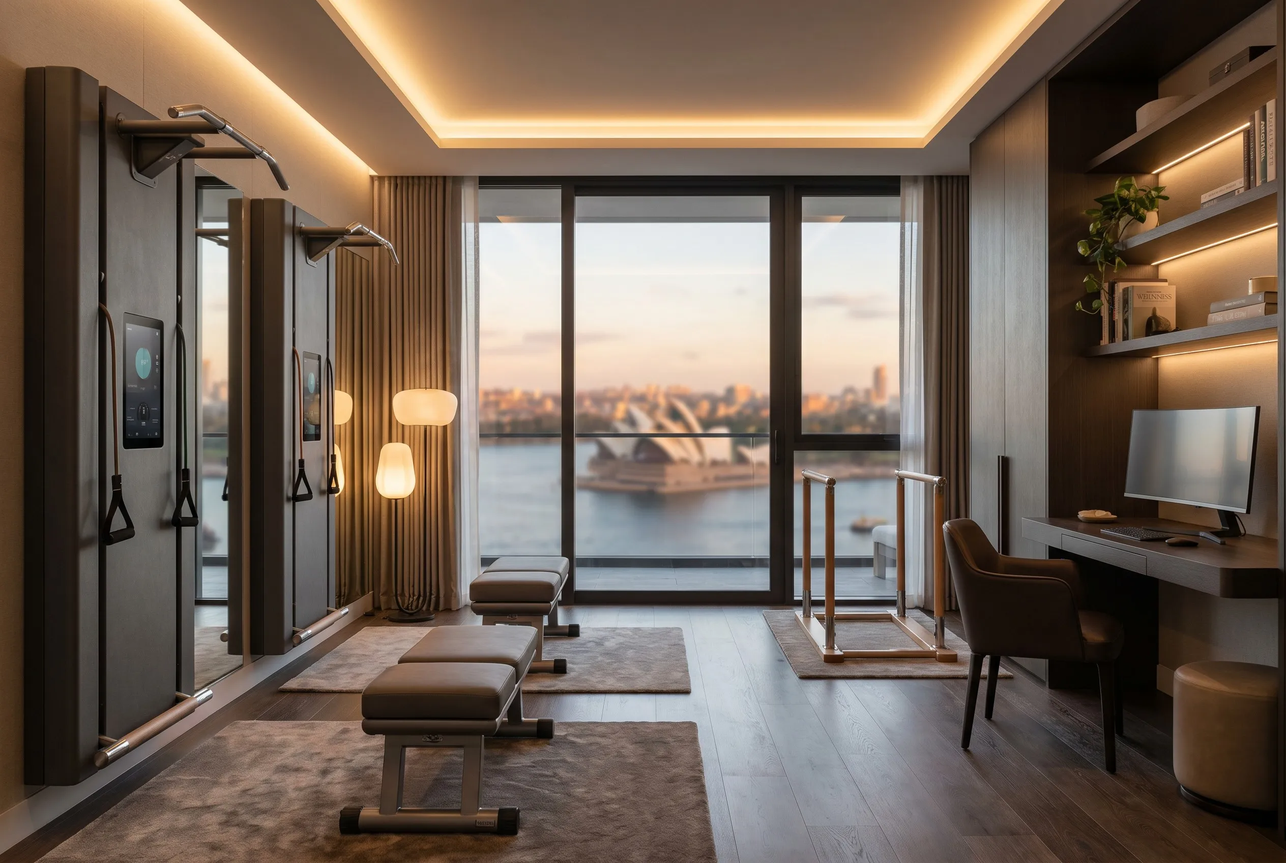 2026 Luxury Home Gym Hybrid Interior