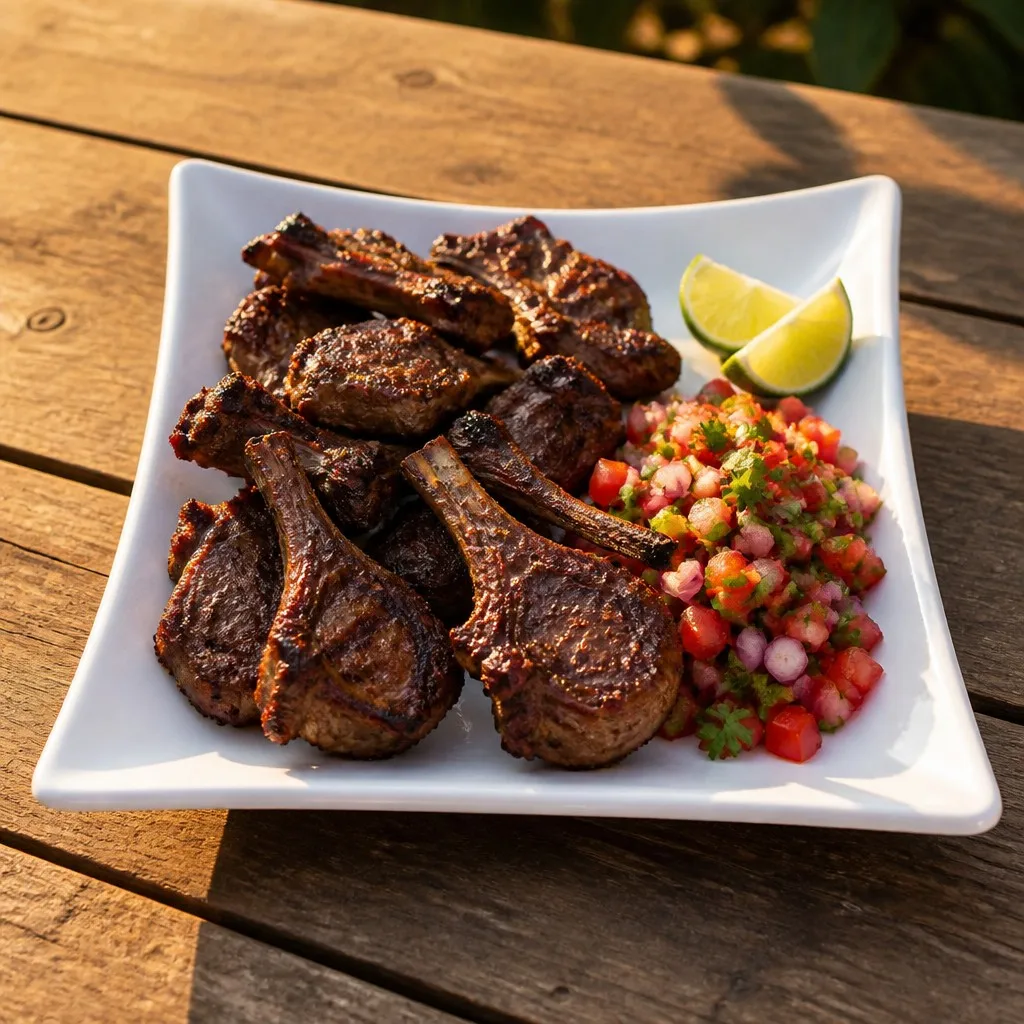 Scene nyama choma grilled meat
