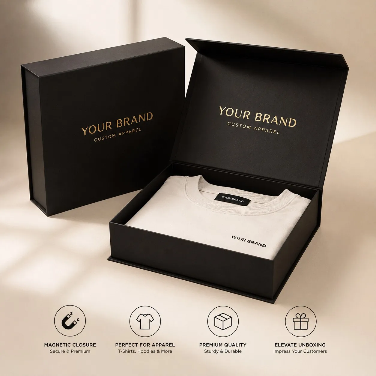 Custom Apparel Magnetic Box
