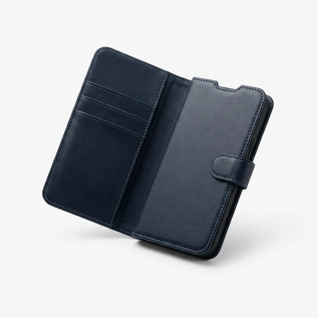 Leather wallet phone case wholesale