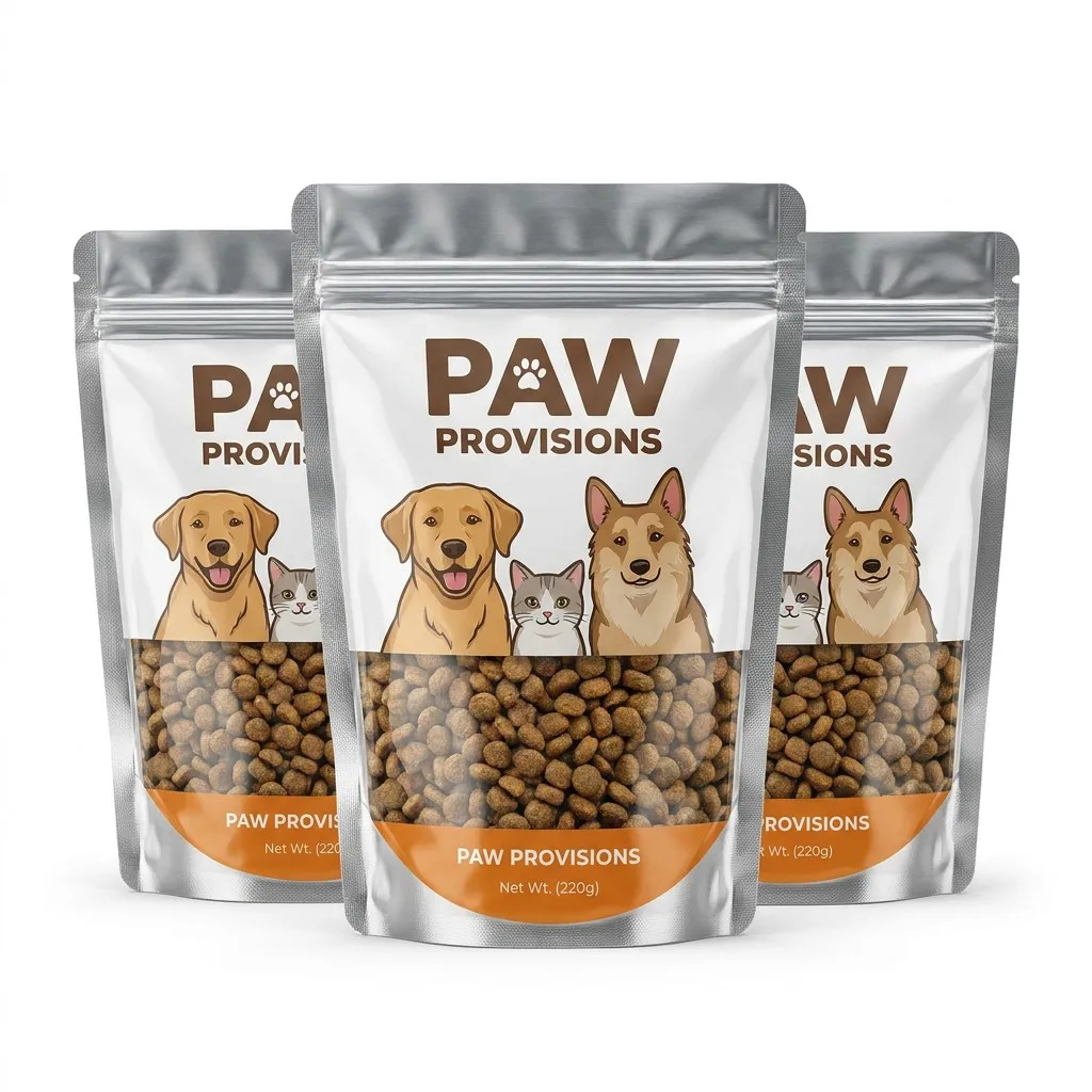 Pet Food Stand Up Pouches main product image