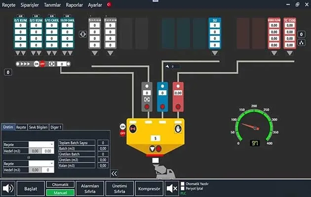 Concrete Batch Plant Control System Picture