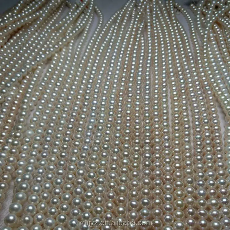 

Certified ZZDIY078 Freshwater Pearl 7-8Mm Round Pearl Semi-Finished Necklace Hair Pearl Accessories