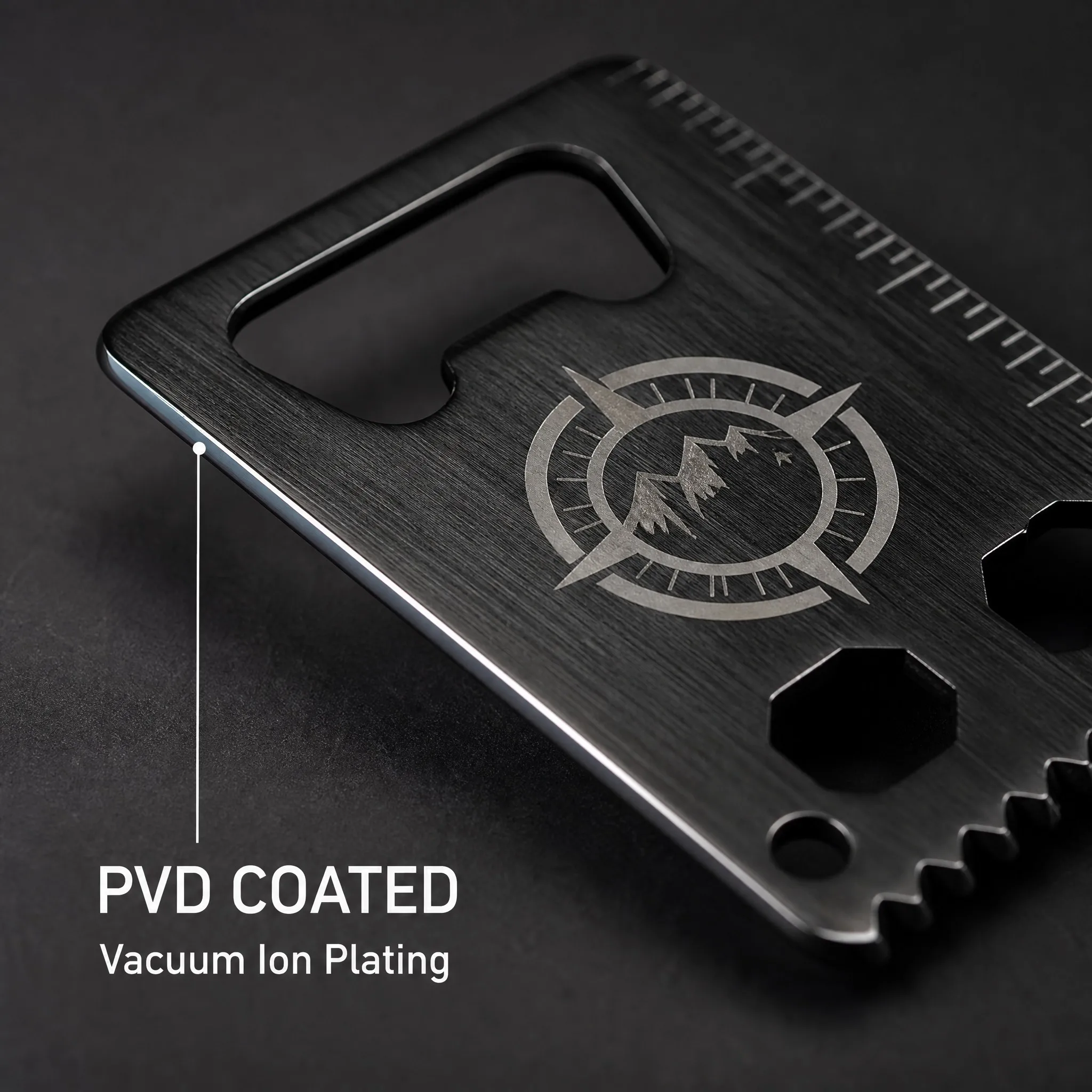 PVD coating macro detail