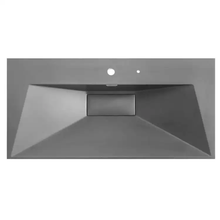 Model 2803 Top View Concealed Drain Cover acrylic-ramp-sink-basin-2803-top-view-concealed-plate