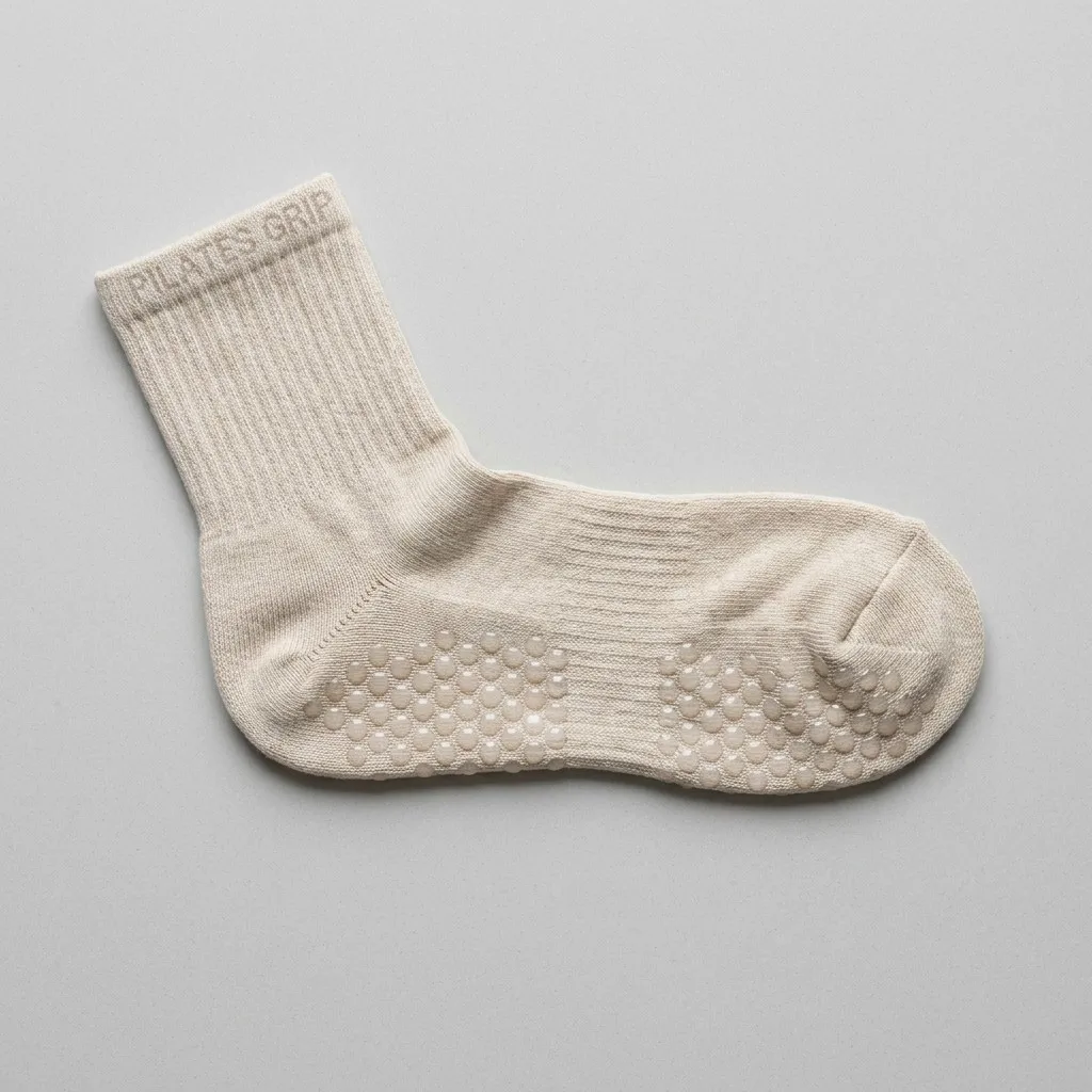 Calcetines antideslizantes de Pilates Grip Cotton Crew