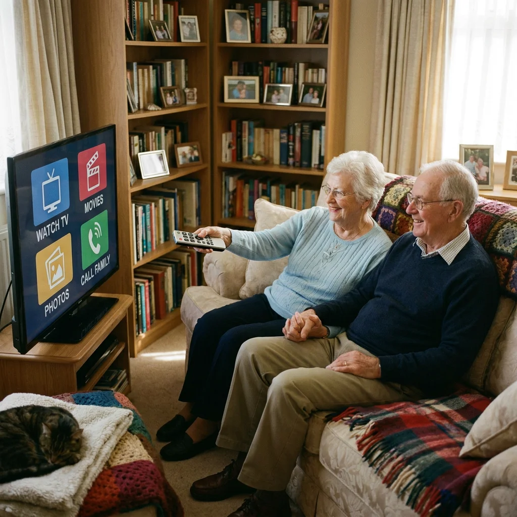 Seniors using SuperBox S7
