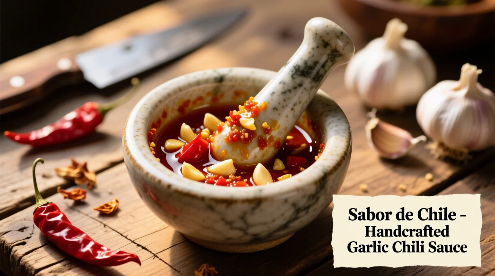 Sauce au piment et ail