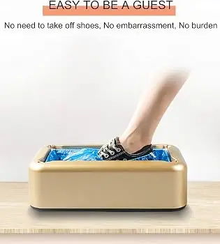 Disposable Shoe Covers with T-Clip Buckle (100-Pack)