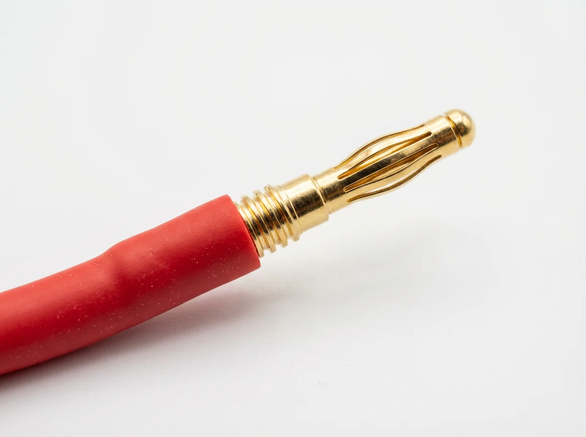 4mm banana plug close-up detail