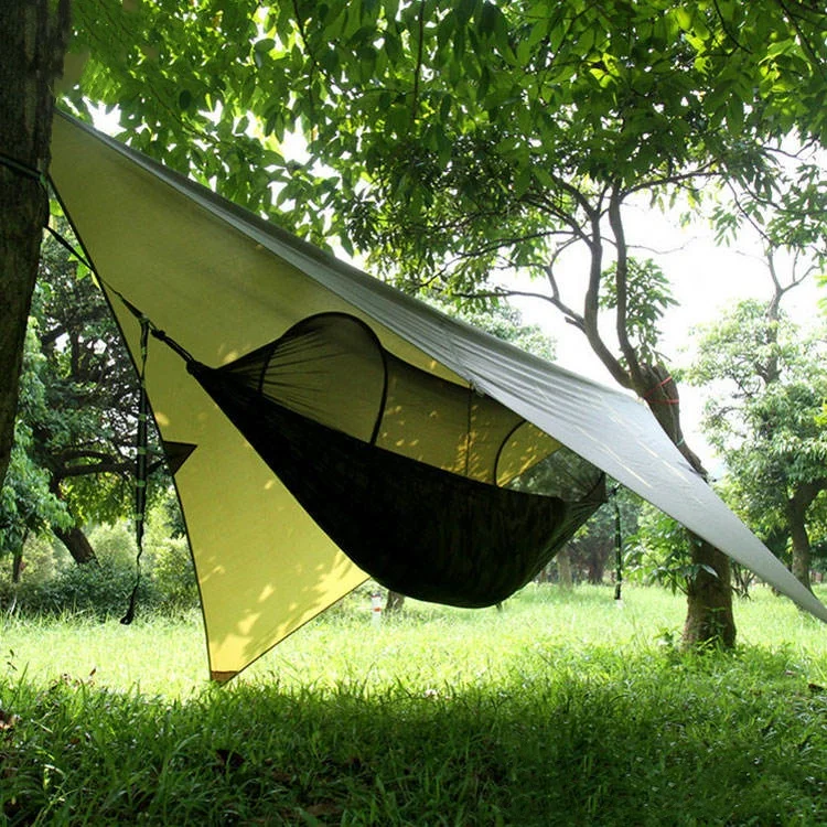 260 X 140 cm Retoo Camping Hammock with Mosquito Net Ultralight Breathable for Trekking Backpacking Nylon Travel Hammock