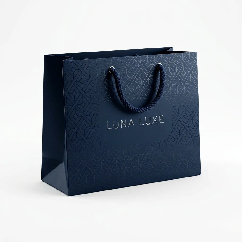 Midnight Blue Bag with UV Spot
