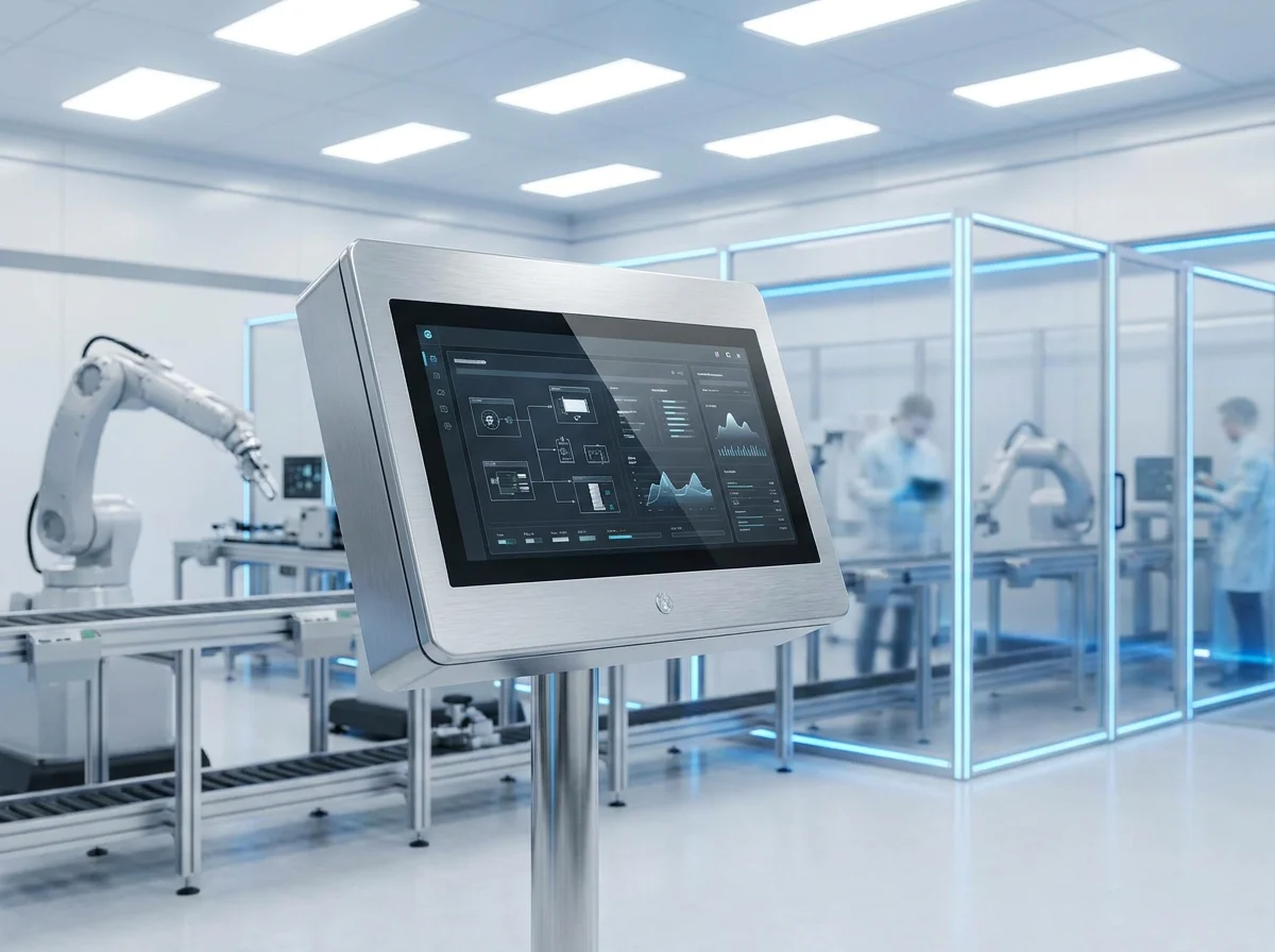 全铝合金机身的工业计算机正面视觉