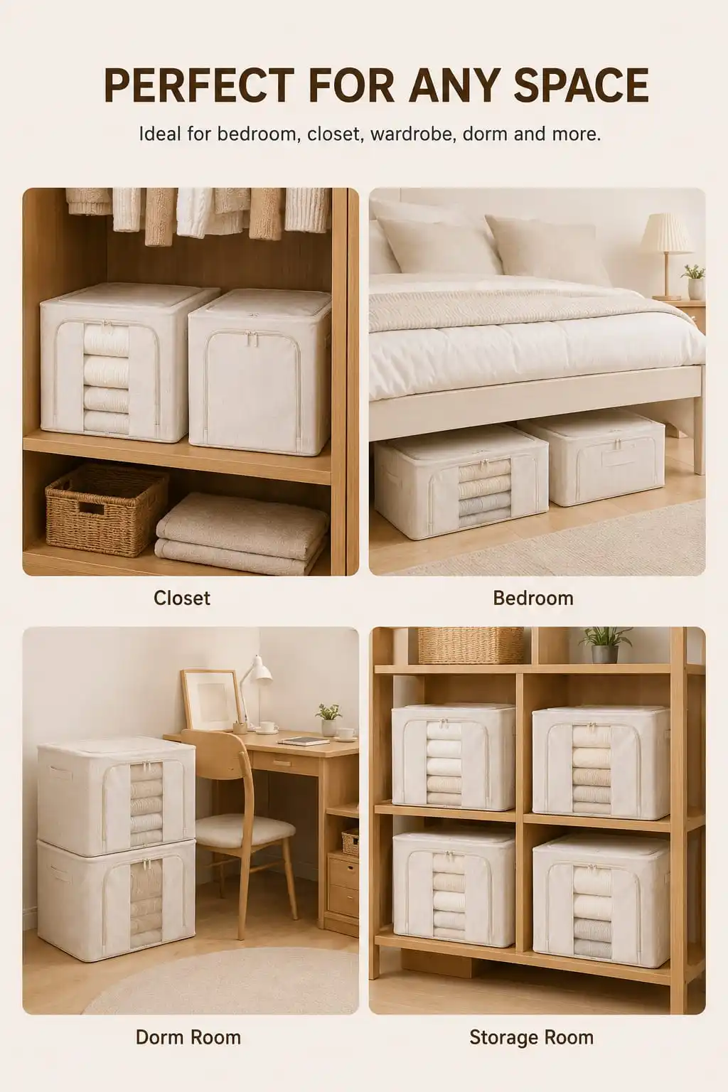 Kinfold Storage Box – Reinforced dual side handles for easy carry